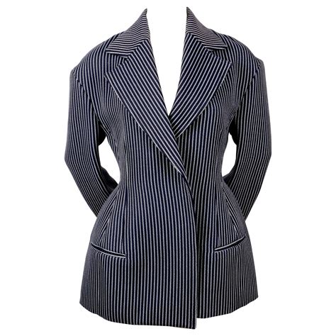 celine blue black stripe coat|JACKETS WOMEN .